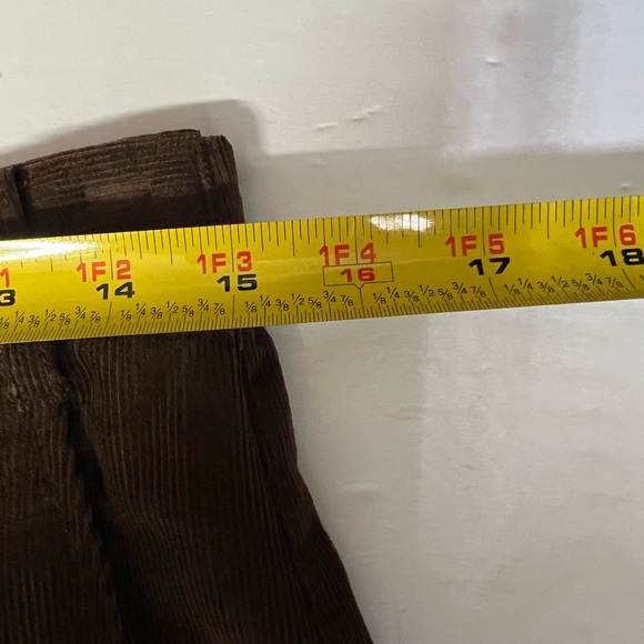 Haggar Casuals 12 vintage brown corduroy midi skirt casual neutral retro - Picture 6 of 7